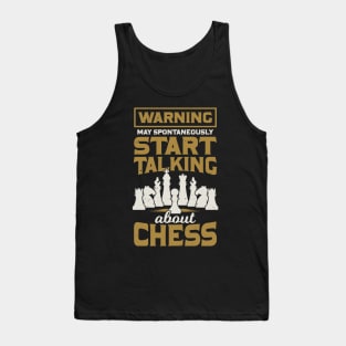 Funny Chess Game Player Gift Tank Top